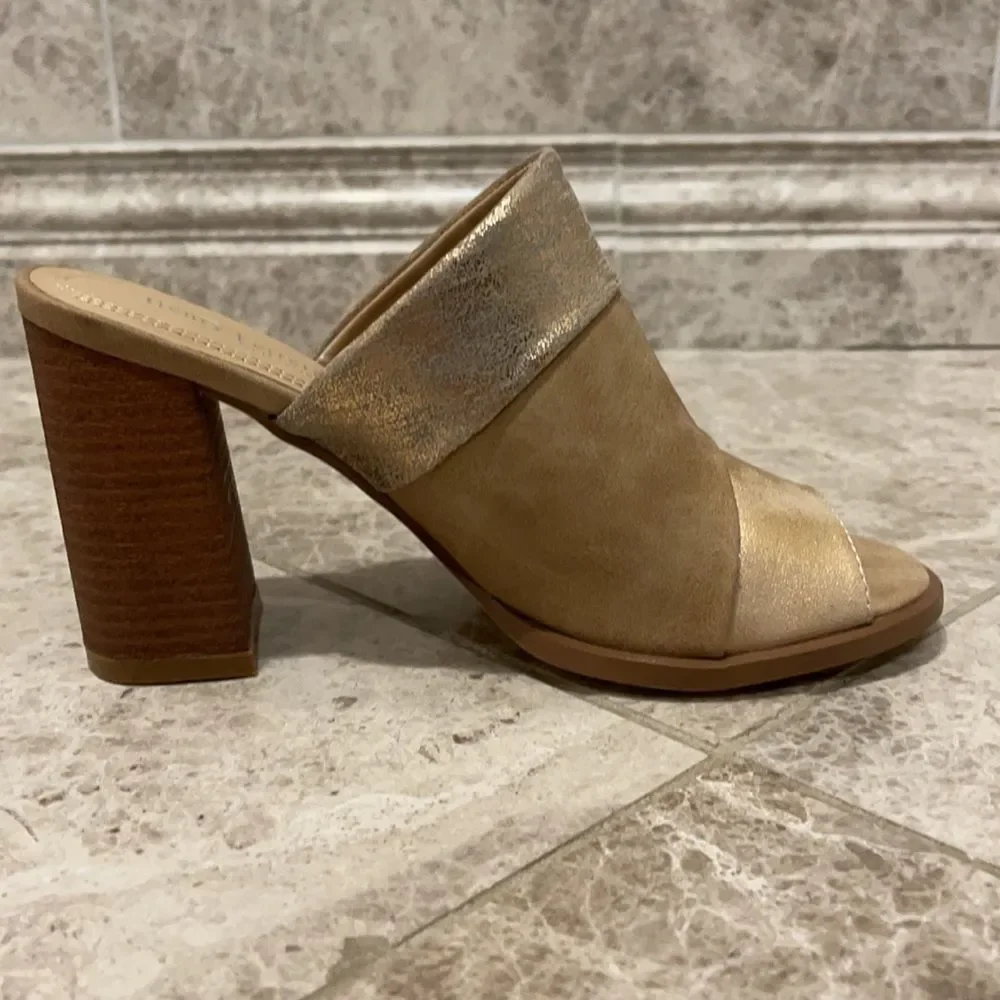 Henry Ferrera Champagne Sandals